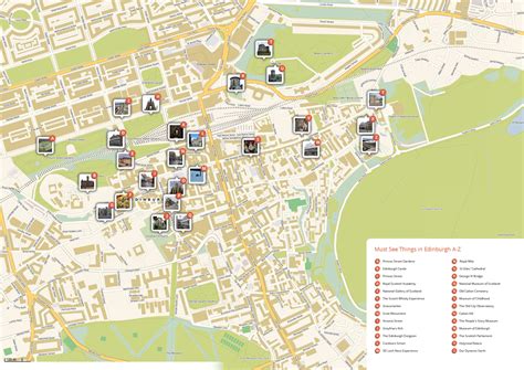 google map of edinburgh|Edinburgh Attractions Map .